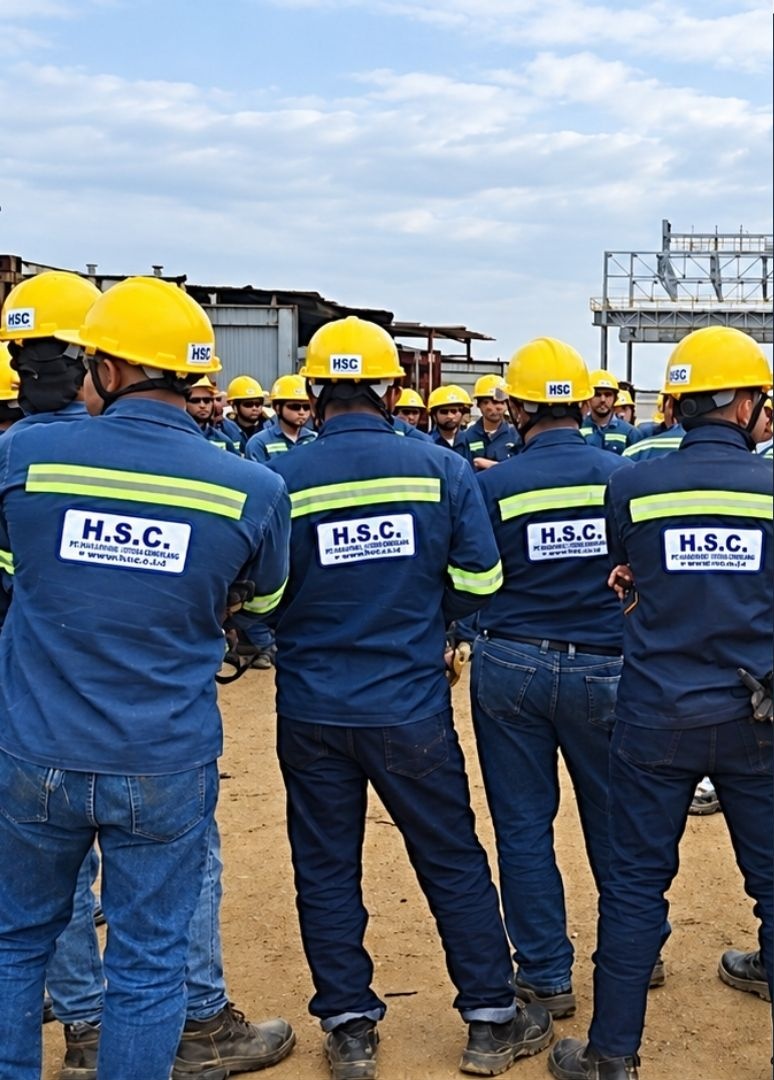 Equipo de trabajo HSC en obra