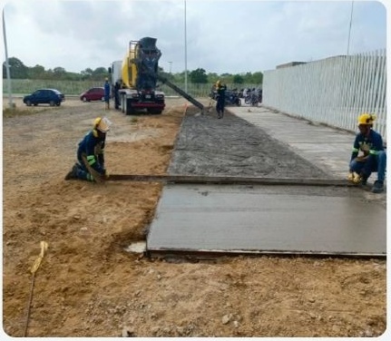 Pavimentación en concreto