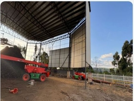 Montaje con manlift